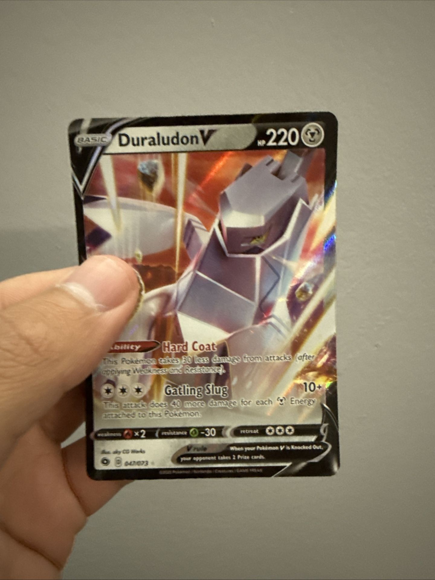 Pokemon (Duraludon V) Card