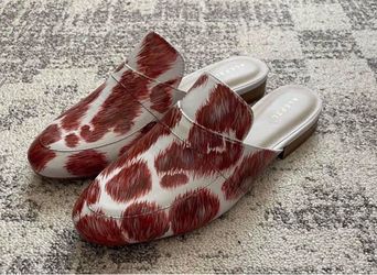 Alepel sophisticated hand-painted loafers, size 9