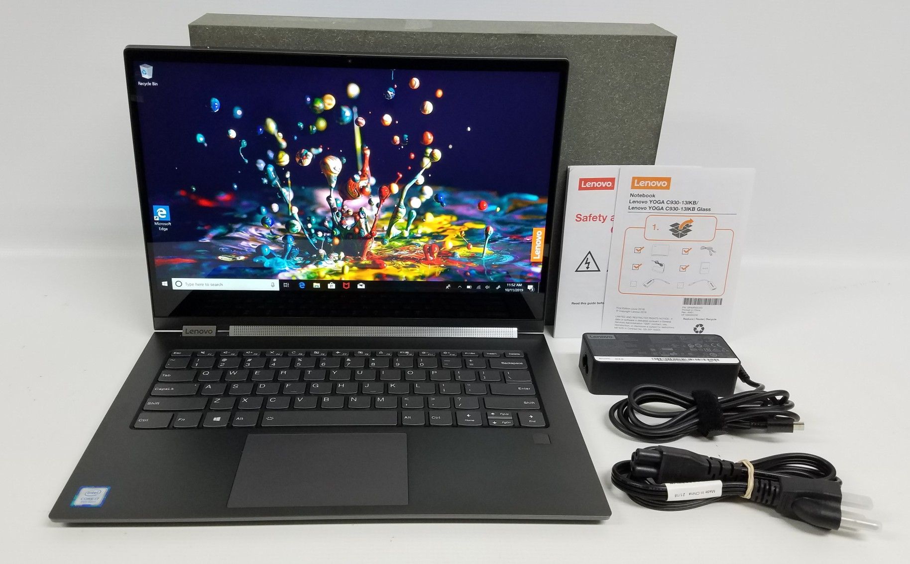 NEW Lenovo Yoga C930-13IKB 2-in-1 Touchscreen Laptop (256GB SSD, Intel i7 @1.8GHz, 12GB RAM)