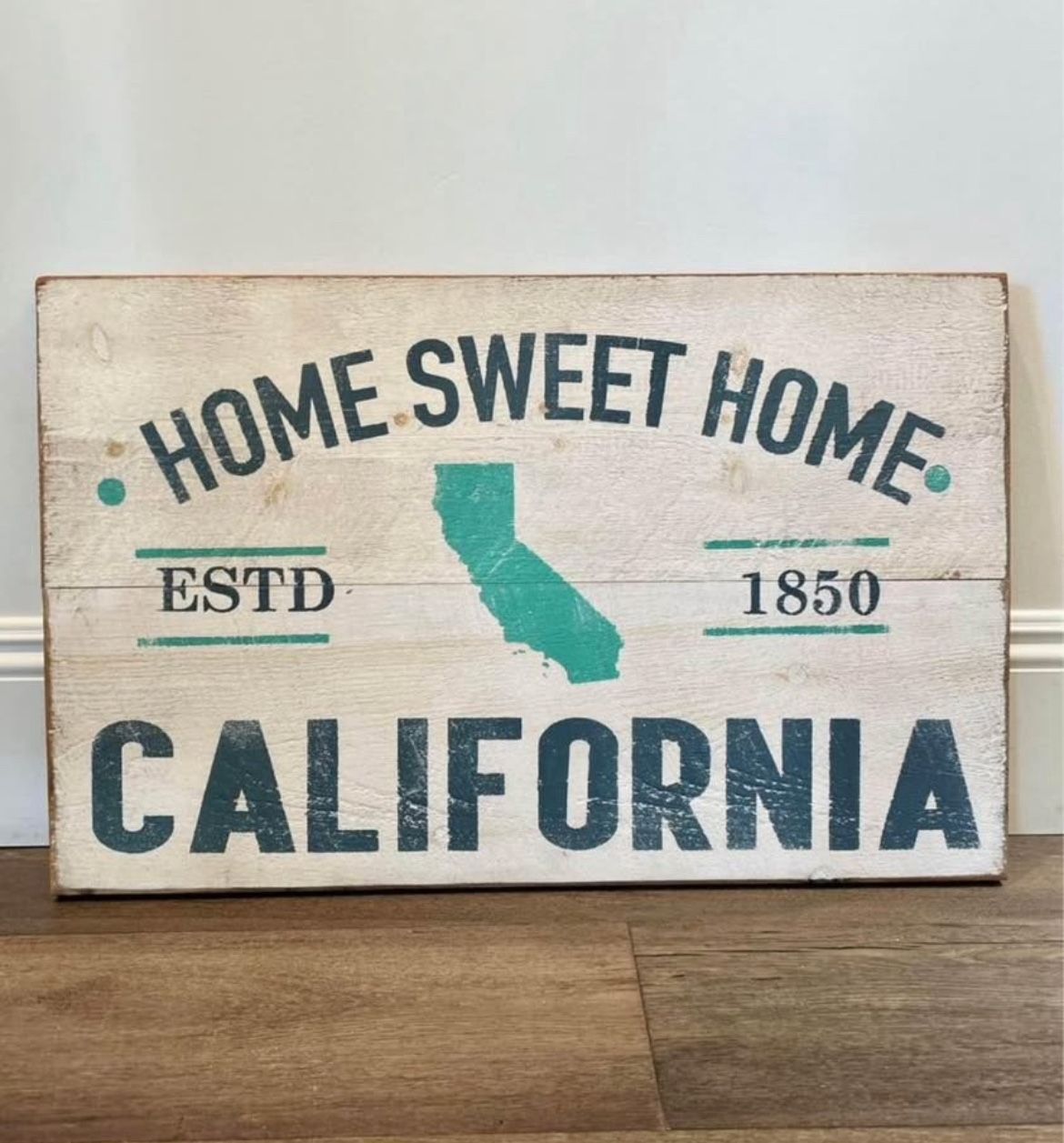 California Wood Wall Hanging