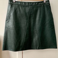 Zara leather skirt size M