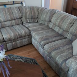3 Piece Fabric Sectional Sofa