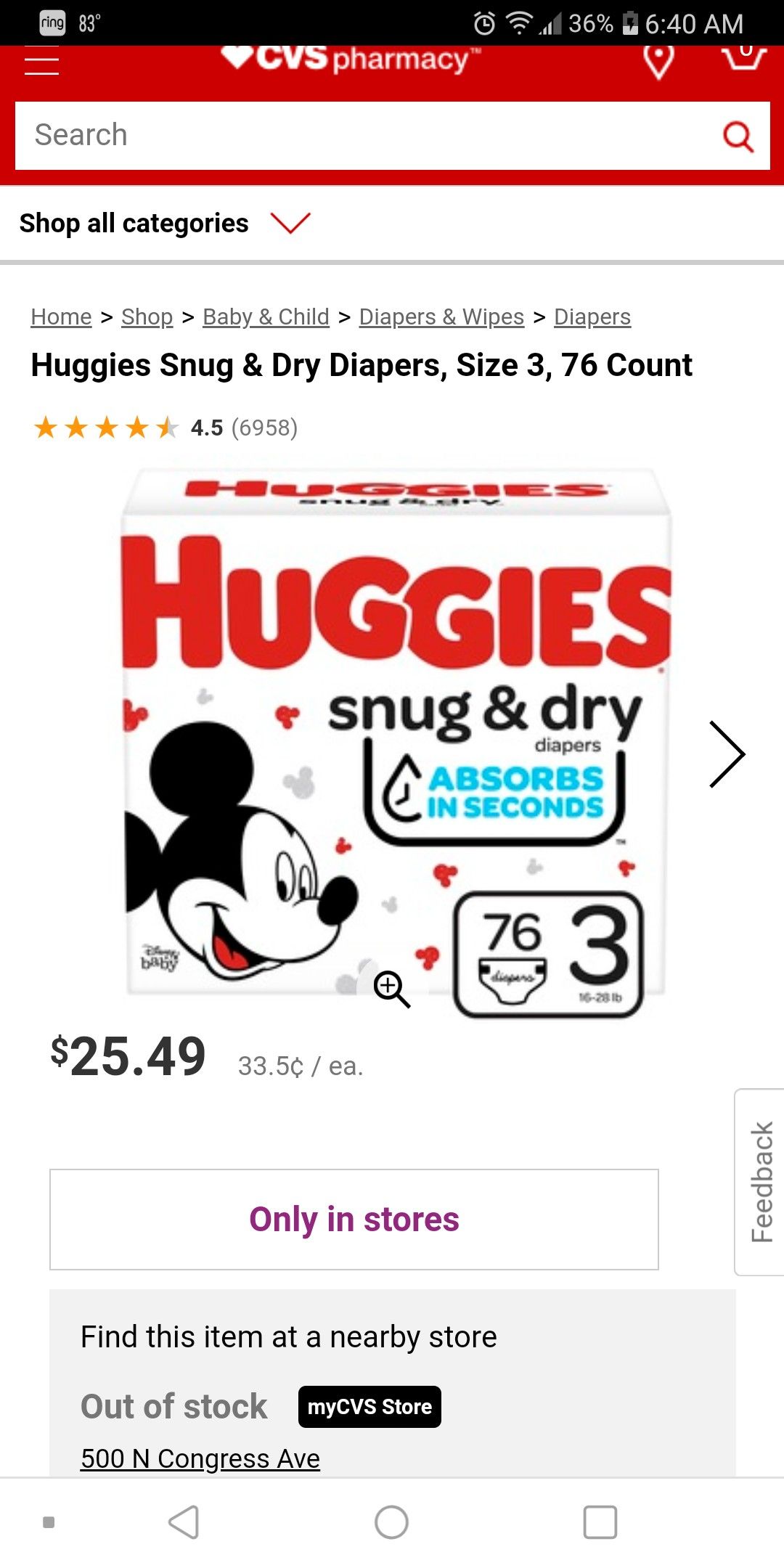 Huggies size 3