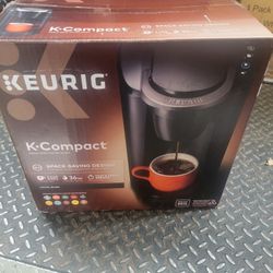 New Keurig K-Compact Single-Serve K-Cup Pod Coffee Maker, Black