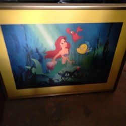 DISNEY COLLECTION  WALL  PICTURE $ 150.