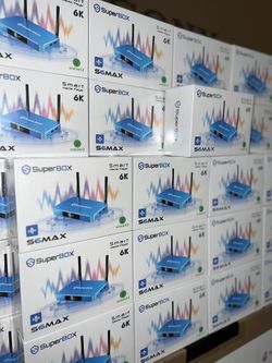 SUPERBOX SUPER BOX 1 YEAR WARRANTY S6MAX S6 MAX WHOLESALE PRICE VARYS ON QTY