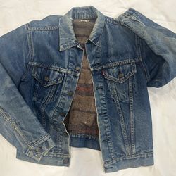 Vintage Levi’s type III wool lined blanket big E jacket 1960s rare