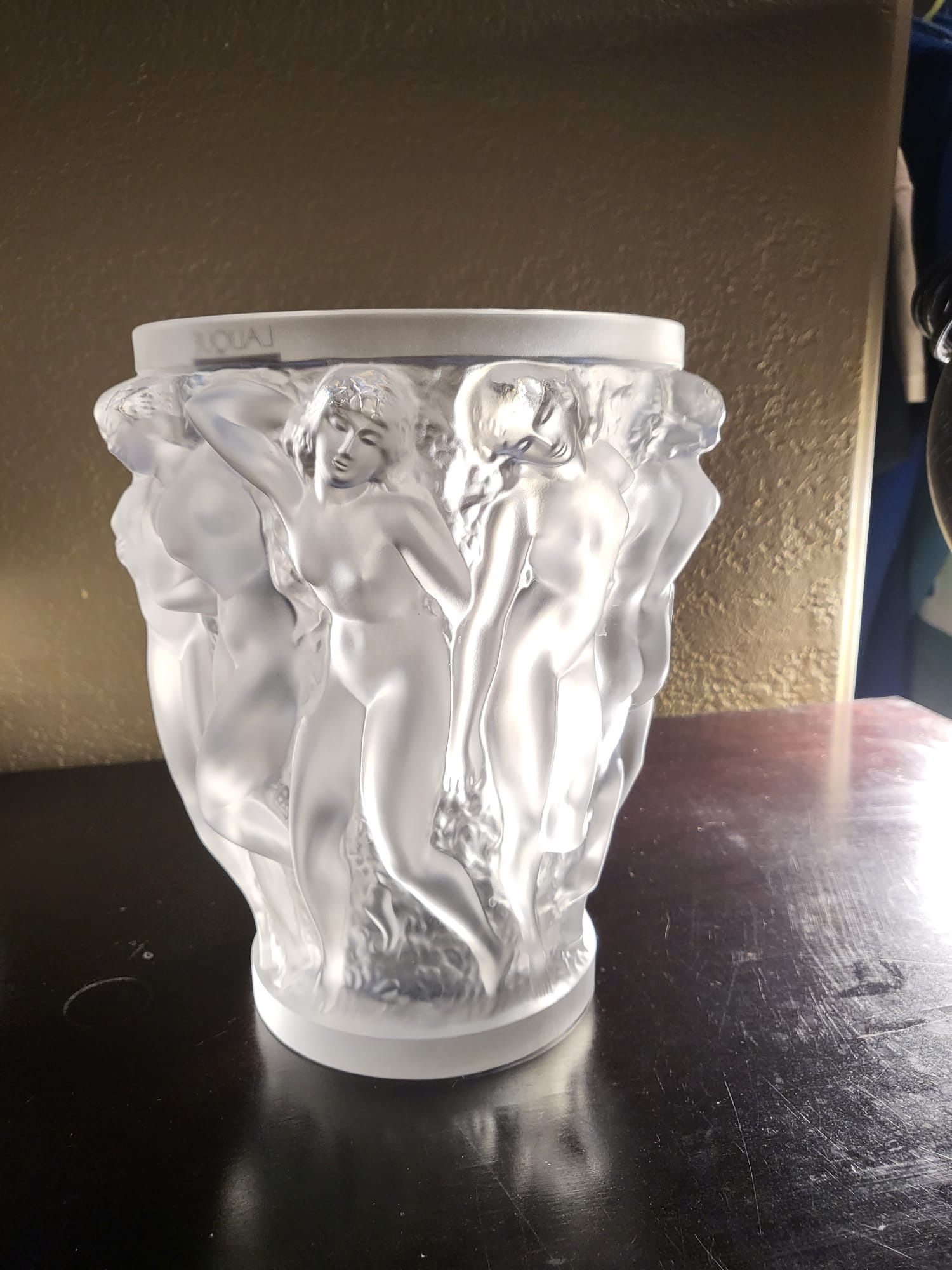 Lalique Bacchantes Vase 