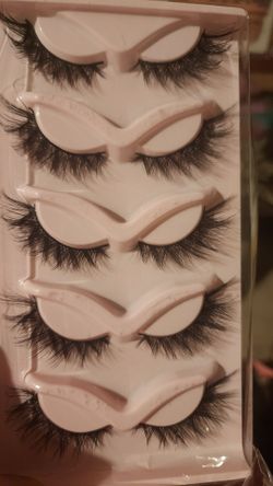5 sets of false eyelashes - new