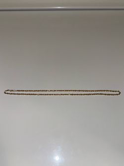 14k rope chain / 19” long