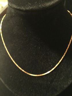 0.7 MM-14K Gold Plated Sterling Silver Box Chain. See description for different length and prices