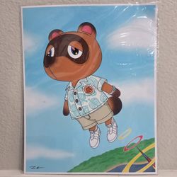 Tom Nook ANIMAL CROSSING Decorative Art Print