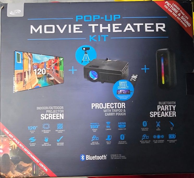Pop Up Movie Theater Kit