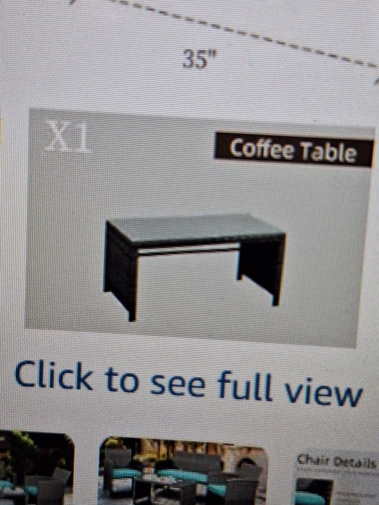 Outdoor Rattan Coffee Table