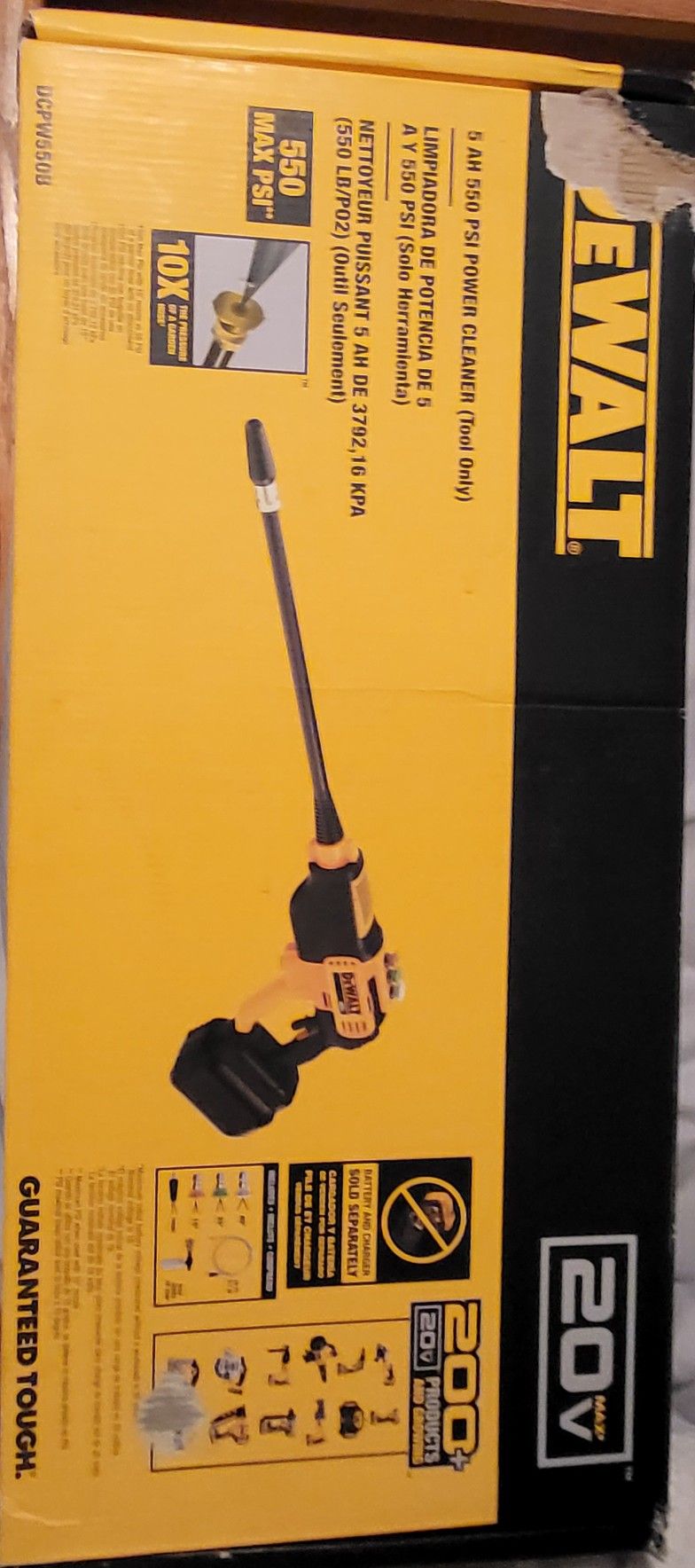 Dewalt Power Cleaner Tool (Tool Only, No Battery)