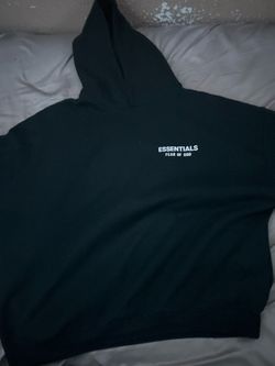 Essentials hoodie,size large,Black