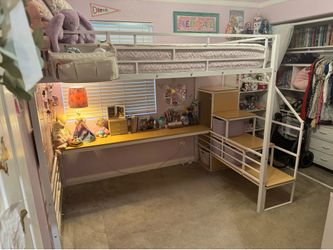 Full Size Metal Loft Bed