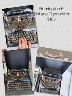 Vintage Remington 5 typewriter