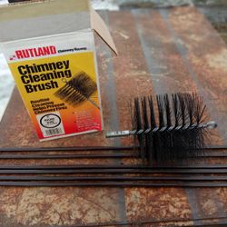 Chimney Sweep And Old Style Paint Sprayer 