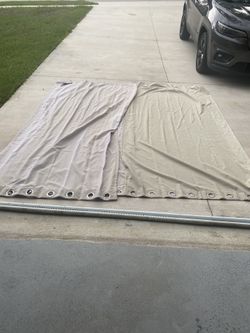 Patio Curtains With Poles