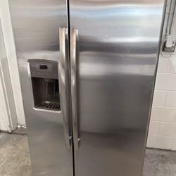 Ge Fridge Side By Side Stainless 