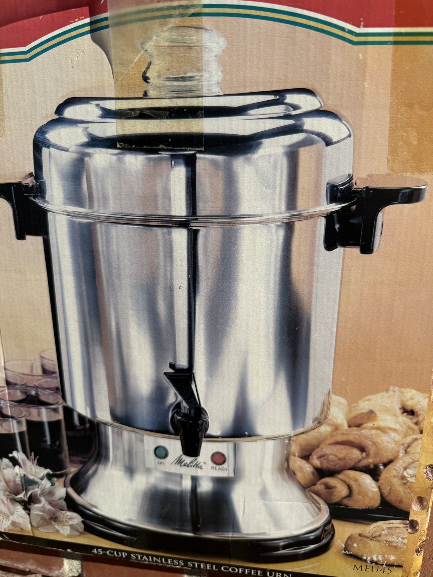 45-Cup Stainless Steel Electric Coffee Urn - Melina