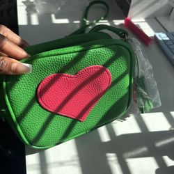 Cute Green & Pink Crossbody