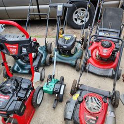 Repairable Project Mowers (See Descptn.)