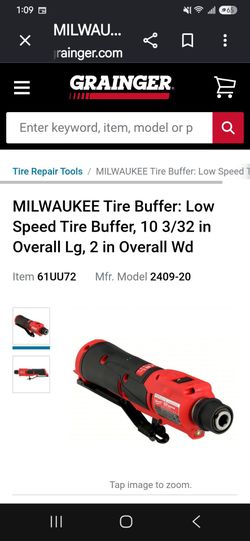 Milwaukee Fuel tire buffer low speed 19 3/32 lnch Only Tool