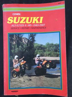 CLYMER SUZUKI ALT/LT125 AND 185 1983-87 REPAIR MANUAL