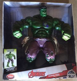 Disney Exclusive Talking Electronic Marvel Avengers Hulk Figure