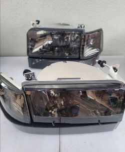Ford F150 F250 F350 92-96 Bronco LED Headlights Luces Micas Calaveras Faros Faroles Headlamps