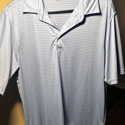Walter Hagen Men’s Light Blue Golf Polo – Size Medium