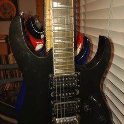 Grg170dx Ibz. Guitar EXC Pro fret-level setup Spa perfect 2pt.wam,shark inlays now $170