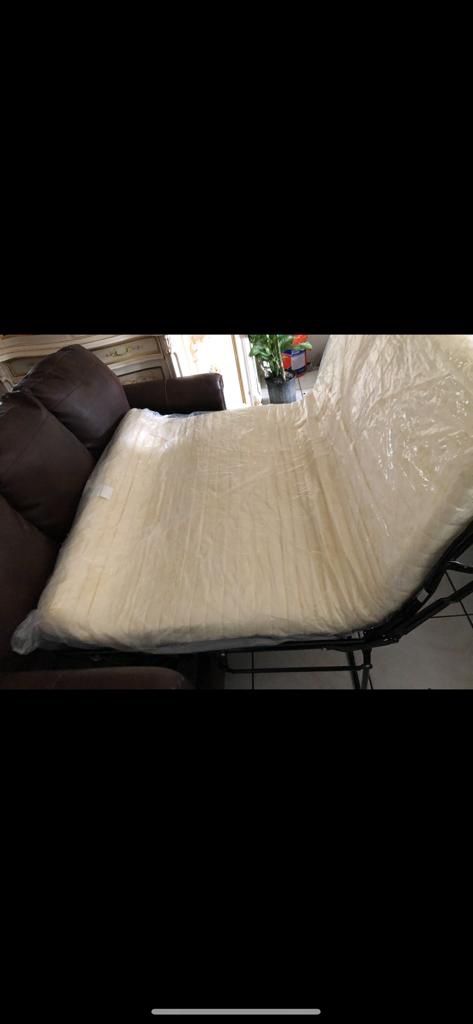 Sofa bed leather
