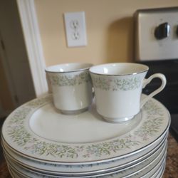 Vintage Plates And Mug.