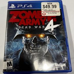PS4 Zombie Army 4 Dead War 