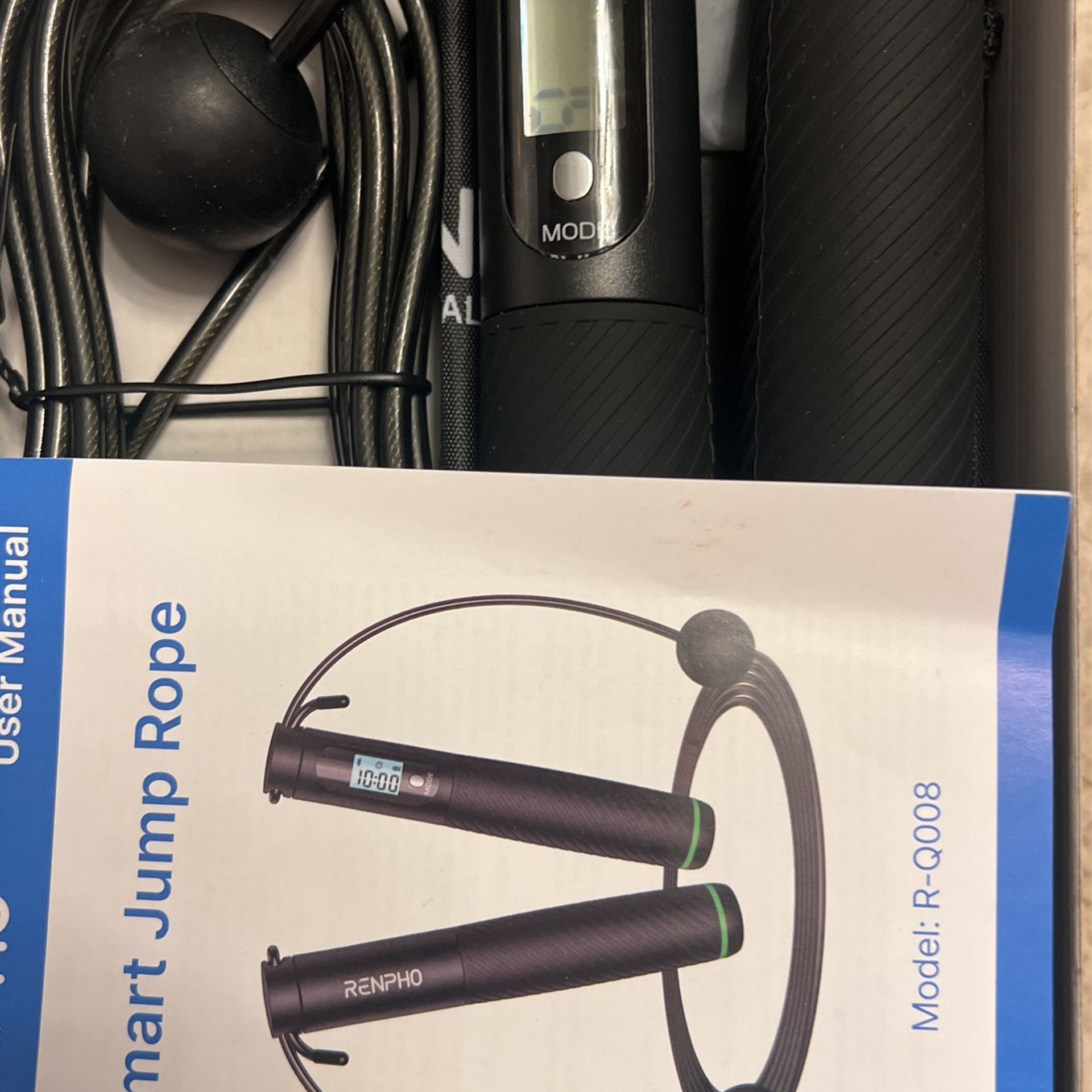 RENPHO Cordless Jump Rope, Weighted Jump Rope with Counter