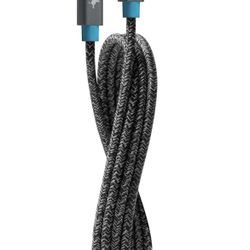 Nimble PowerKnit USB-C to USB-C Fast Charging Cable (1M, Durable Flex Fabric) for MacBook, Laptops, iPad Pro, Android Phones and More, Made from Recyc