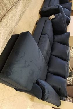 Darcy Black Sofa Chaise