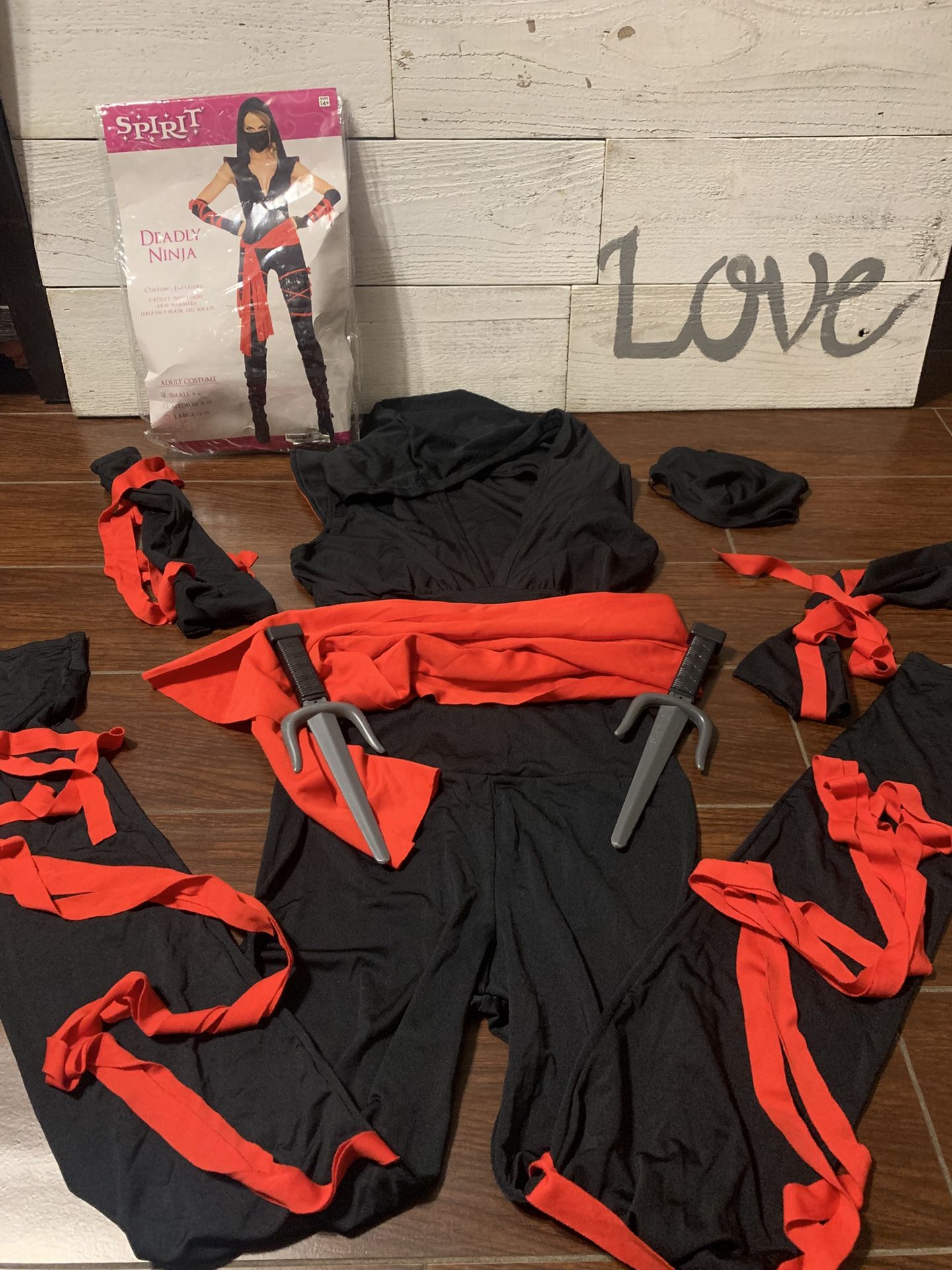 Adult Sexy Ninja Halloween Costume