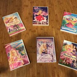 6 Barbie Dvds