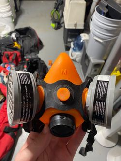 3M & Survivair Half Face Respirator Mask Bundle w/ Filters - $25 OBO