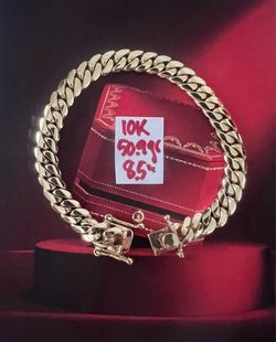 10K Solid Gold 🇨🇺 Links Bracelet 50.9Gr 8.50 Inches Long