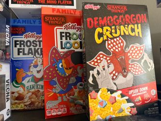 Stranger things cereal boxes