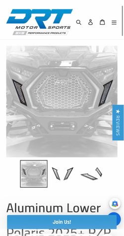 Aluminum Lower Front Grill kit for Polaris 2025+ RZR Pro Series