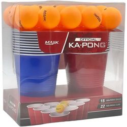 Majik Ka-Pong Multiplayer Party Game with 10 Penn Table Tennis Balls