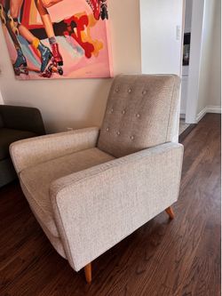 West Elm Recliner Mid Century Chair