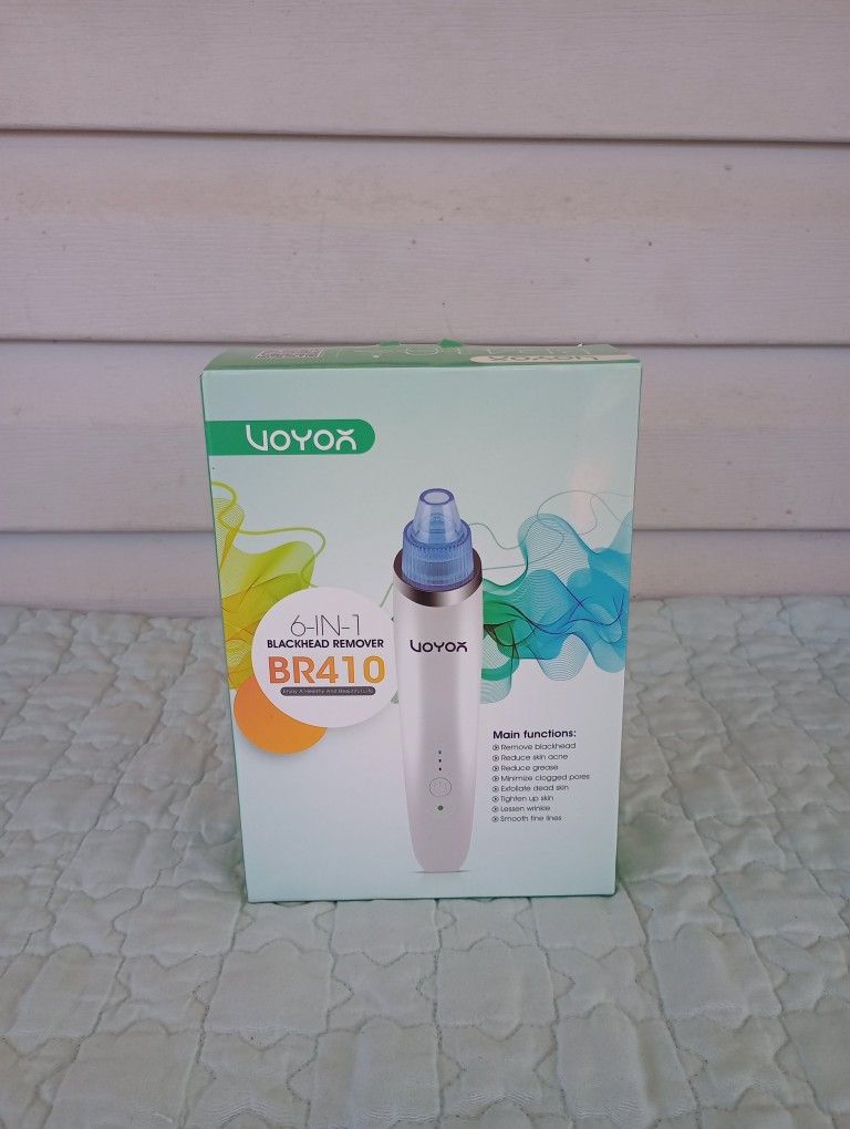 VOYOR Blackhead Remover Pore Vacuum - Electric Face Vacuum Pore Cleaner Acne Whi