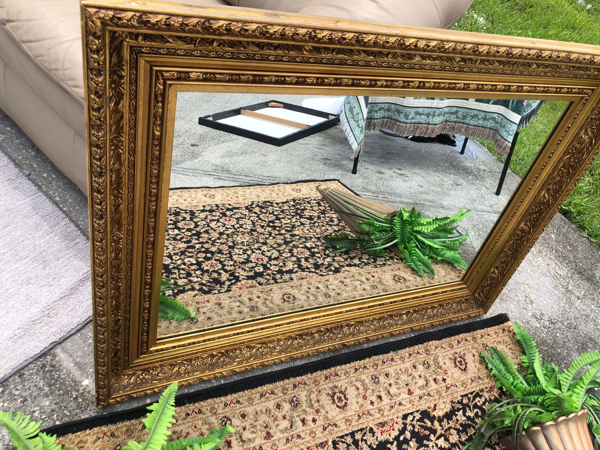 Antique mirror 43 by 39
